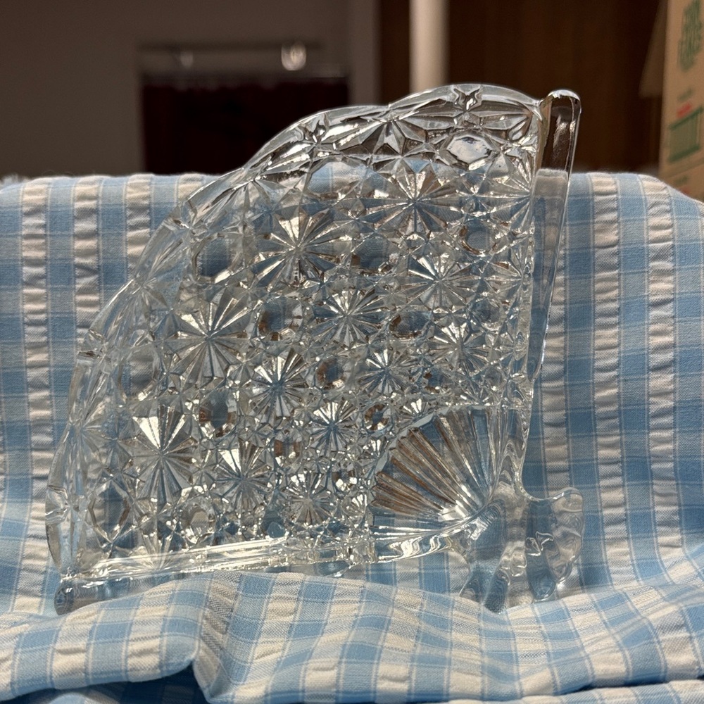Vintage Avon Pressed Glass Trinket Dish